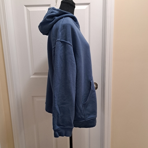 Kirkland Signature Hoodie Pullover Heavyweight Sweatshirt Blue Women's XXL - Picture 9 of 15